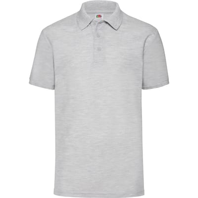 Fruit of the Loom Heren 65/35 Poloshirt (Heide Grijs)