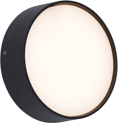 QAZQA dop - Moderne LED Wandlamp voor buiten - 1 lichts - D 5 cm - Zwart - Buitenverlichting