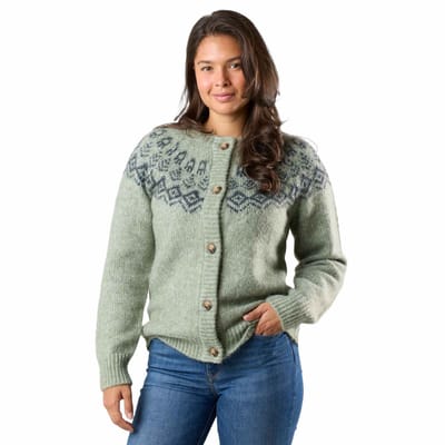 Swedemount Lofoten wollen gebreide cardigan voor dames – Maat 38