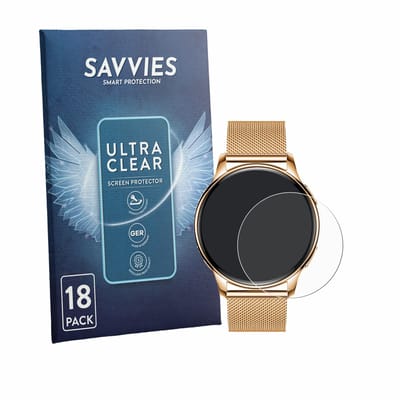 Savvies - Screenprotector voor Siltcon Aurea SI151 - Folie Beschermfolie transparant 18 Stuks