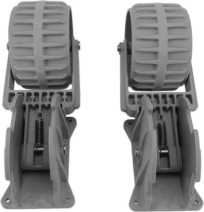 Set van 2 Universele Rubberboot Wielen voor Eenvoudig Lancering en Transport