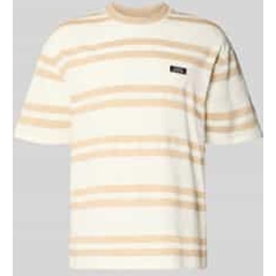 T-shirt met labeldetail