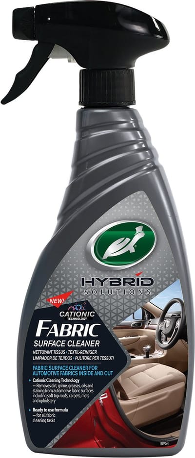 Turtle Wax HS Fabric Cleaner - Reiniger voor textiel & cabriodaken - Eenvoudig verwijderen van vuil, vet, olie en vlekken – Tegen algen, mos, schimmel en straatvuil - Op cabriodaken van mohair, canvas en moderne stoffen - 500ml