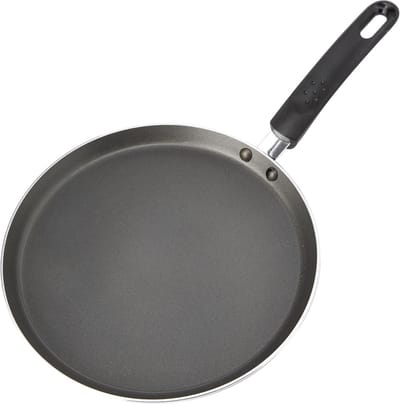 Pannenkoekenpan - Crêpepan - Lekker Bakken - Antiaanbaklaag - 24 cm - Zwart