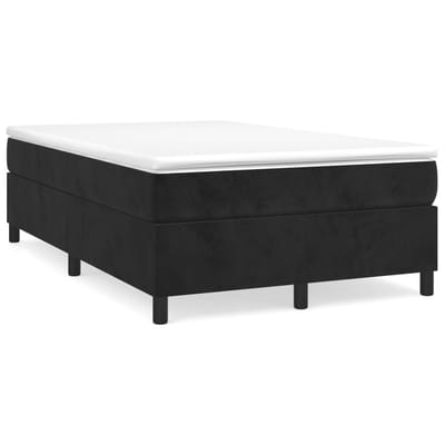 vidaXL - Boxspring - bed - 120x200 - cm - fluweel - zwart