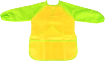 Scoby - Kinderschort - Verf- en Kookschort - Kliederschort voor Knutselen en Schilderen - One Size - Geel