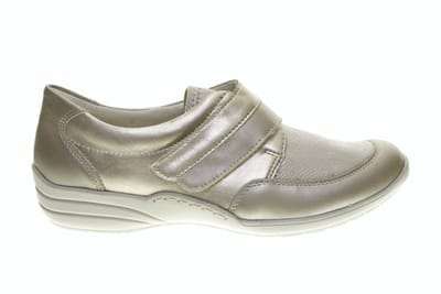 Comfort Velcroschoenen Lycra Metallic Remonte maat 37