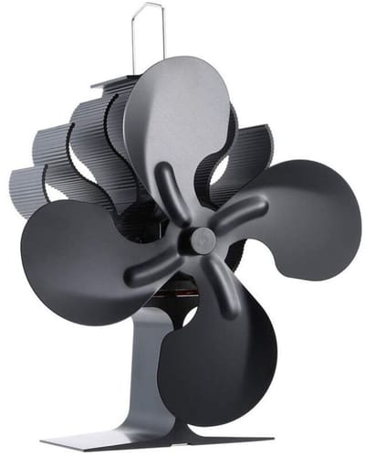fan-Onze haardventilator met vier bladen is geschikt voor houtkachels, is milieuvriendelijk en stil, en zorgt voor een efficiënte warmteverdeling, waardoor u optimaal comfort in huis ervaart.