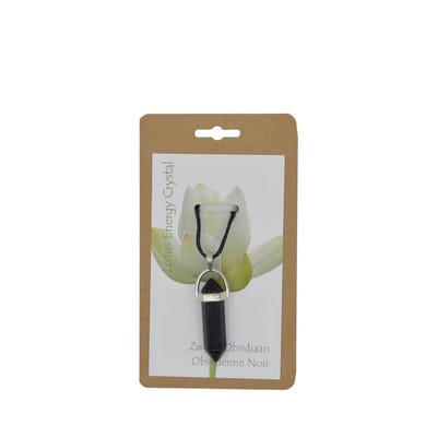 Energy Crystal Obsidiaan zwart