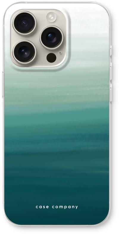 Case Company® - Hoesje geschikt voor iPhone 16 Pro hoesje - Ocean - Soft Cover Telefoonhoesje - Bescherming aan alle Kanten en Schermrand