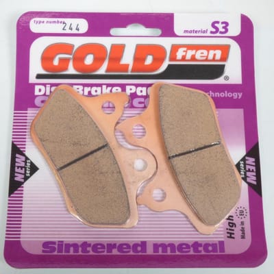 Gold Fren remblok voor Harley Davidson FLSTSC Springer Softail Classic 2006 tot 2007, nieuw