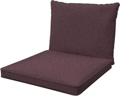 Zitkussen Rugkussen - Lounge Kussen - Tuinmeubelen Comfort - Vlekbestendig Materiaal - Set van 2 - Paars