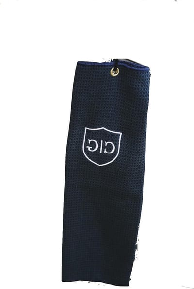 Golf Handdoek - Microvezel Doek - Golfclubs Reinigen - Wafelpatroon - 40 x 53 cm - Blauw