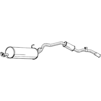 Geluiddemper achter BOSAL 286-233