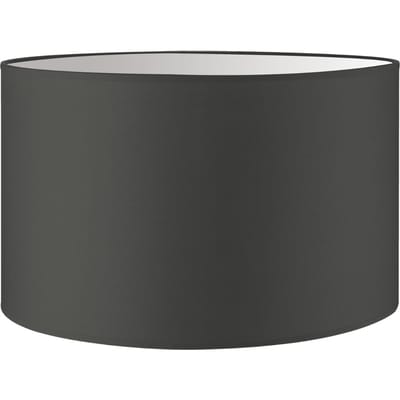 Lampenkap Bling - Antraciet - cilinder - 35/35/21cm - van stof - Moderne stoffen Lampenkap voor E27 lamphouder - RoHS getest - voor vloerlamp, tafellamp, wandlamp en hanglamp