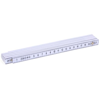 2M Slide Tiendelige Opvouwbare Linialen 6,6ft Opvouwbare Veelzijdige Binnenleesbare Timmermansliniaal 2M