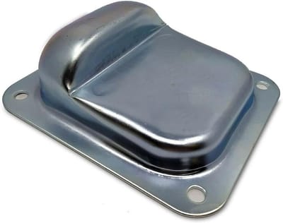 Torstopper Vloeraanslag - Deuraanslag Poortvergrendeling - Poorten Deuren Stoppen - Massieve Verzinkt Staal - 158 x 130 x 45 mm