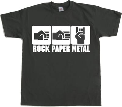 Hybris Rock-Paper-Metal Dark-Grey
