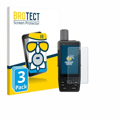 BROTECT - Screenprotector voor Garmin GPSMAP H1 - Folie Beschermfolie Beschermglas matte 3 Stuks