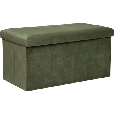 Eazy Living Poef + Opbergbox 76 cm Vienne Groen
