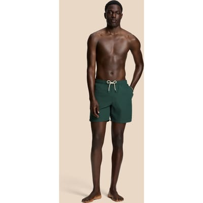 Shiwi Men Mike Swim Shorts 7 Inch Solid Green Leaf Größe: XS | Badehosen Outlet | Herren | Grün