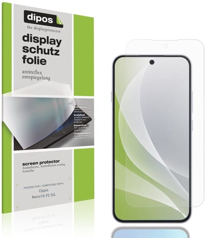 dipos – 4x Matte Beschermfolie geschikt voor Oppo Reno16 FS 5G | Krasbestendige & antireflecterende Screenprotector Ultra-Thin