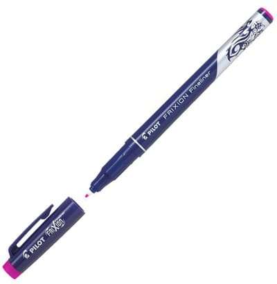 Pilot FriXion Roze Fineliner - Uitwisbare Fineliner viltstift met 0.45mm schrijfbreedte