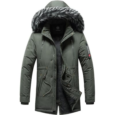 Vêtements en coton moyens et longs, Vestes, Mode européenne et américaine, Coupe ajustée, Chaud et velours Vêtements en coton pour jeunes hommes. 4XL