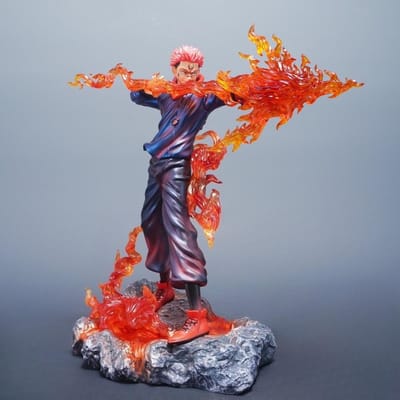30cm/11.81in Anime Jujutsu Kaisen Figuur Ryomen Sukuna Actiefiguren Pvc Standbeeld Bureau Ornament Verzameling Model Speelgoed Cadeaus With Box red