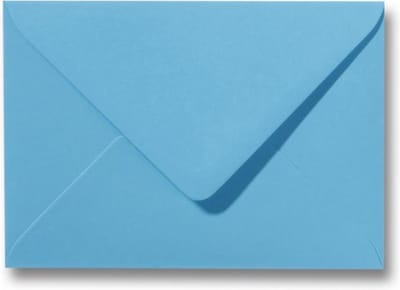 Envelop 11 x 15,6 cm Oceaanblauw 100 stuks