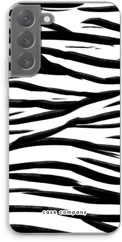 Case Company® - Hoesje geschikt voor Samsung Galaxy S22 Plus hoesje - Zebra pattern - Soft Cover Telefoonhoesje - Bescherming aan alle Kanten en Schermrand
