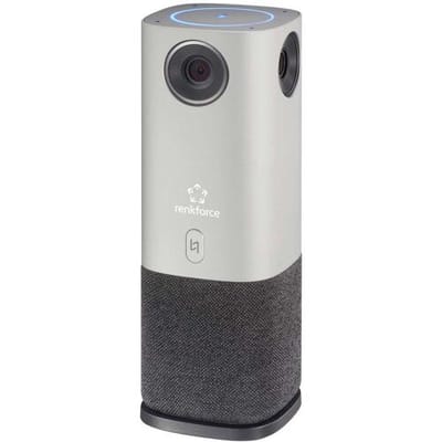 Renkforce RF-CC-800 360° videoconferentiesysteem Full HD 1920 x 1080 Pixel 360° vastleggen, 4x groothoekcamera, Voice tracking microfoon (tot 5 m