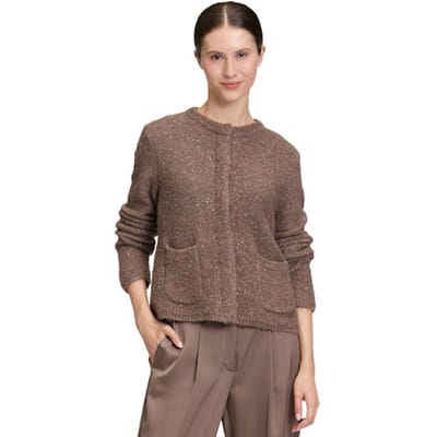 Zachte cardigan met glittergaren - gemêl. - Gr. 38 van Goldner Fashion