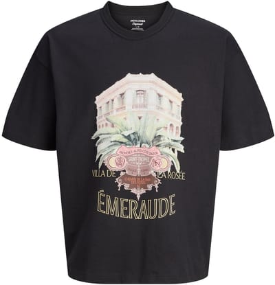 JACK&JONES - JORMENTON PHOTO TEE SS CREW NECK - Heren - T-shirts