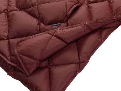 Therm-A-Rest Honcho Poncho Down - Burgundy - Warme outdoor Poncho
