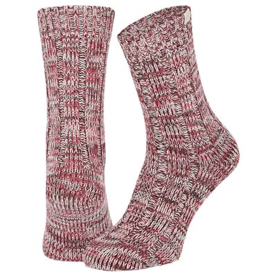Natural Wool - Huissokken Dames - Paars / 39/42