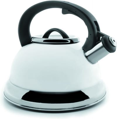 Fluitketel 2,5 liter - Roestvrijstaal Wit