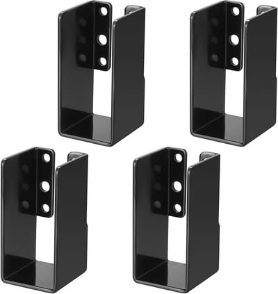 Set van 4 houten verbindingsstukken voor verborgen balken - 50 x 100 mm, stevige balkverbindingen, duurzame constructie