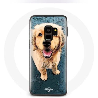 Hoesje voor de Samsung Galaxy S9 golden retriever-puppy