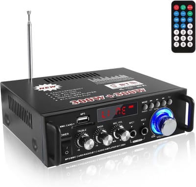 Audio Versterker - Stereo Versterker - Amplifier- Complete Set