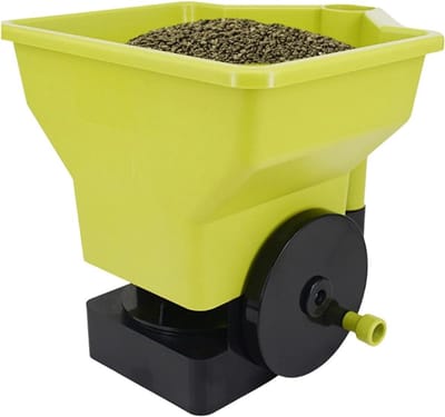 Handstrooier - Tuingereedschap strooier - Gazon onderhoud - Consistente dekkingscontrole - 24.7 x 24.5 x 23.5 cm - Grijs