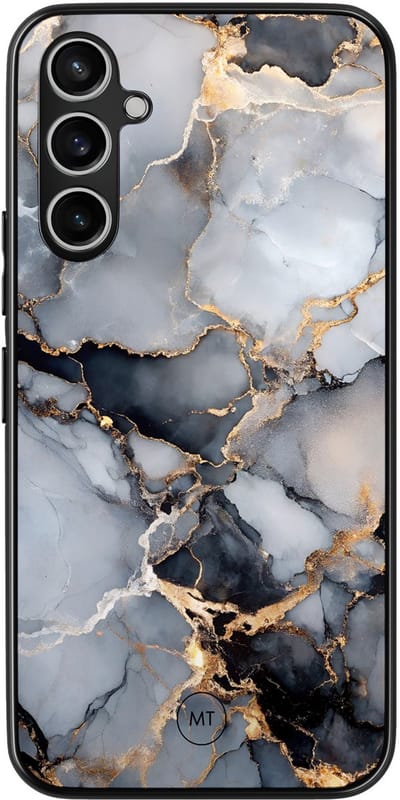 Hoesje geschikt voor Samsung Galaxy A54 - Marble mist - TPU Hard Case Backcover - Grijs - Mooie Telefoonhoesjes