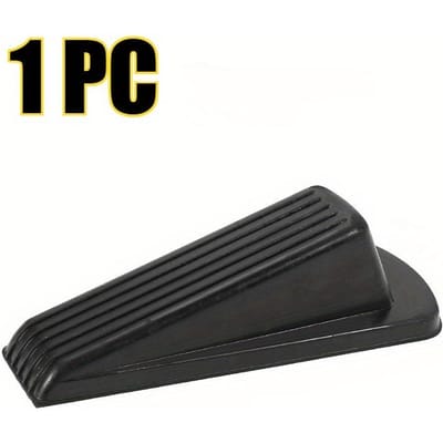 Butées de porte pour bas de porte sur le sol, Butée de porte compensée en caoutchouc premium, Butoirs de porte empilables stables au sol pour moquette, Porte robuste, Espaces de porte 1pc