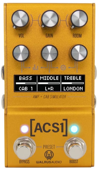 Walrus Audio Mako ACS1 MKII Amp + Cab Simulator - Effect-unit voor gitaren