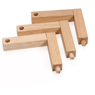 Houten Beugel Maan Lamp Houder Afneembare Houten Standaard voor 3D Print Maan Lamp Bolvormig Nachtlampje, Klein Formaat
