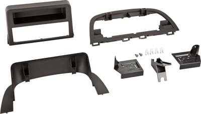 1-DIN Paneel geschikt voor met opbergvak Mazda 3 2013-2017 - Kleur: zwart