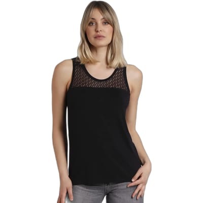 T-shirt met kant voor dames Admas