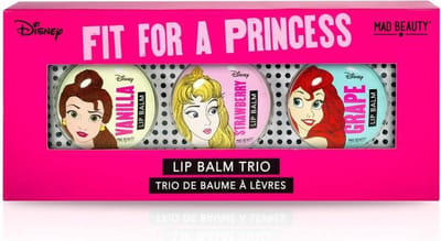 Disney Princess Set van 3 Lippenbalsem - Lipgloss - Lipbalsem - Ariel - Doornroosje - Aurora - Belle- Meisjes