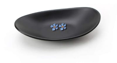MTTProducts - Ring & Jewelry Bowl - Sleutelschalen - Decoratieve schaal - Zwart oval - Sieraden opbergen - Geschikt voor elke ruimte - Stijlvol design