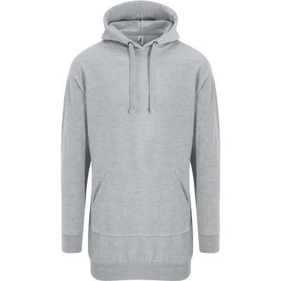 Just Hoods Hoodie Dress JH015 - Heather Grey - L